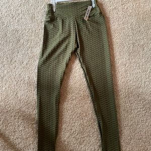 Anti cellulite high waisted textured leggings